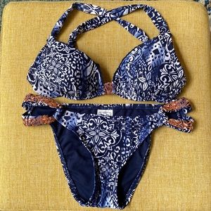 NWOT Lucky Brand bathing suit set